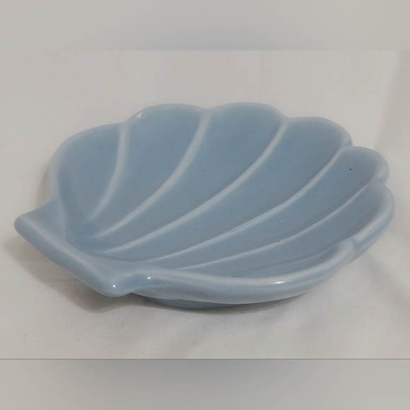 Vintage Relco Manufacturer Sundance Ceramic Blue Shell Trinket Dish - Picture 6 of 9